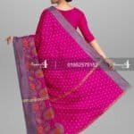 Half Silk Jamdani Saree without Blouse Pcs