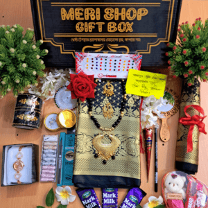 20 iteams Katan Saree Special Combo Gift Pack (Black)