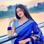 Saree Combo Gift Set - Which Contains Saree Necklace Earrings Bangles Mehedi Mirror Kitkat Tip Love Chocolate Box with Doll Rose Gazra Chirkut and More