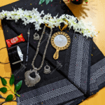 Saree Combo Gift Set Black (Valentine Special)